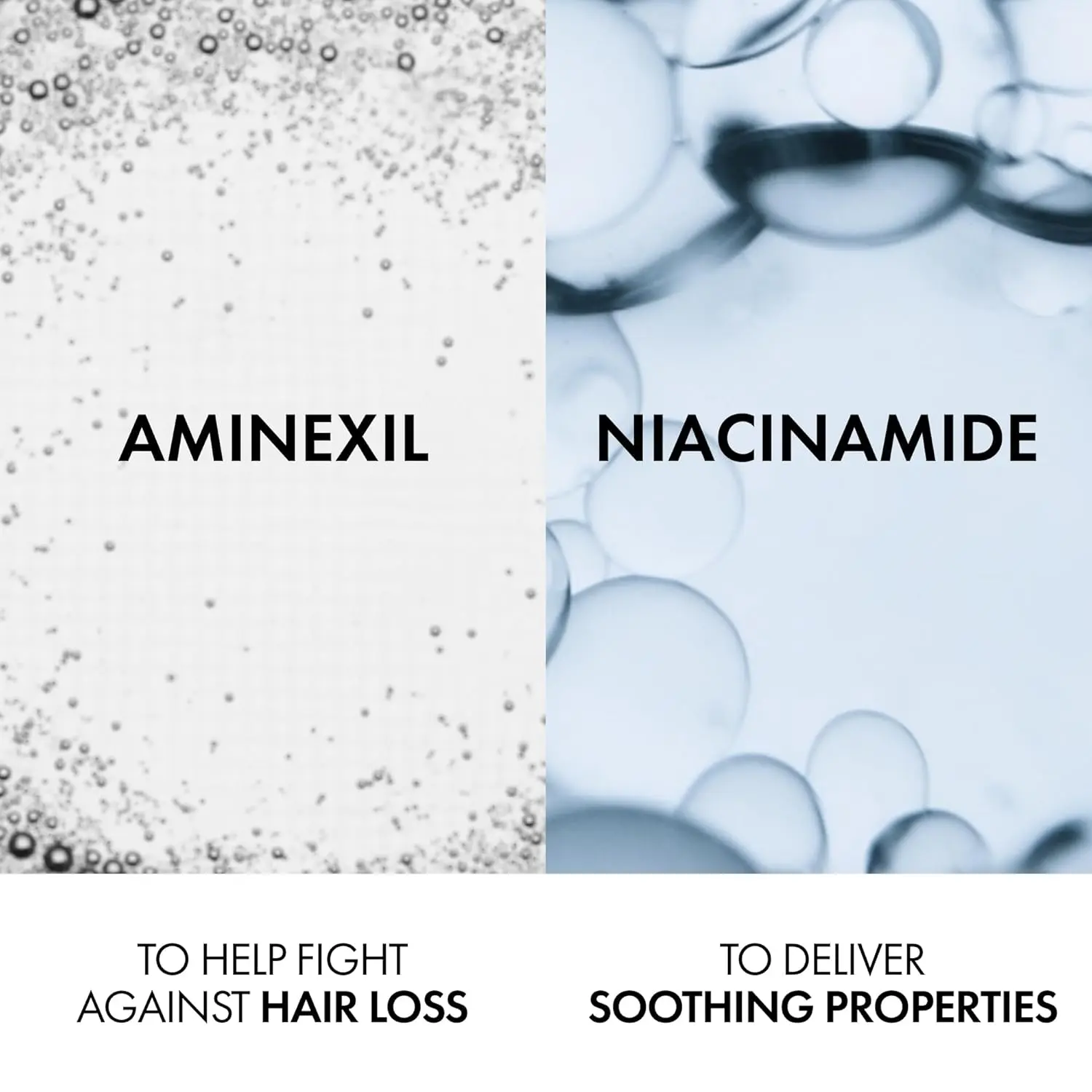 Vichy Dercos Energy + shampoo with Aminexil and Vitamin C strengthens and revitalizes hair, clinically reducing hair loss in 6 weeks.