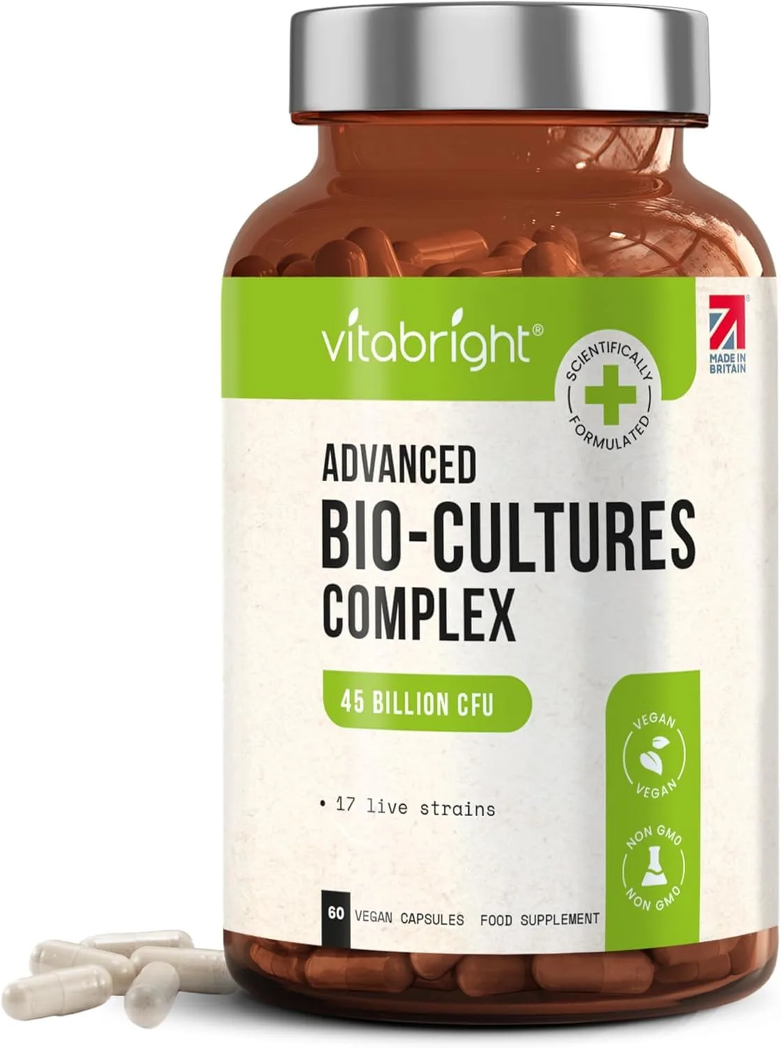 VitaBright Probiotics 45 Billion CFU 17 Strains