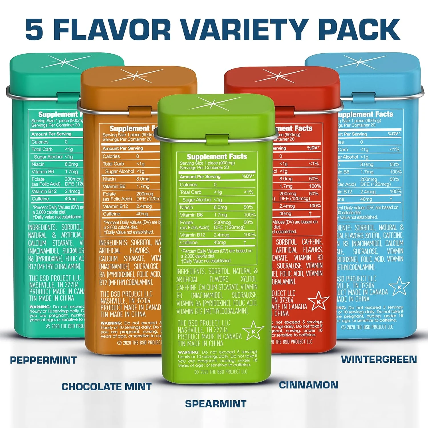 Viter Energy Mints - Caffeine & B Vitamins - Sugar Free - Image 2