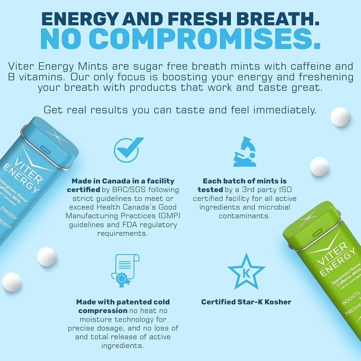 Viter Energy Mints - Caffeine & B Vitamins - Sugar Free - Image 6
