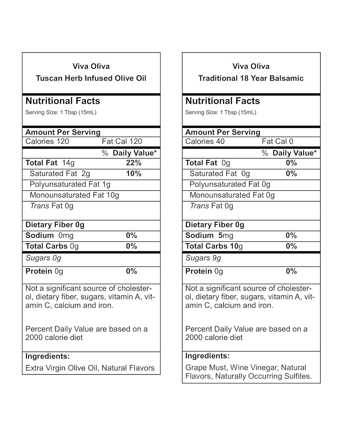 Viva Oliva Gift Set - Tuscan Herb & Balsamic - Image 2