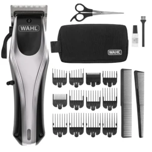 The WAHL Multi Cut Pro cordless clipper with attachment combs offers quick, smooth, and snag-free haircutting at home or on the go.