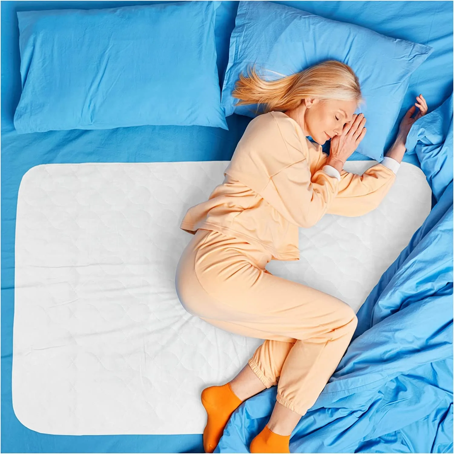 Waterproof Bed Pad - Ultra Absorbent Mattress Protector - Image 2