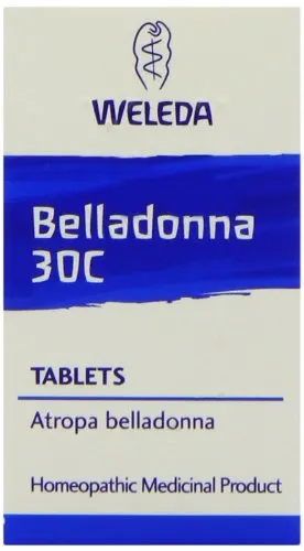 Weleda Belladonna 30C - 125 Homeopathic Tablets - Image 3