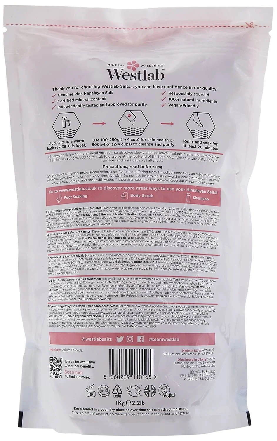 WESTLAB Himalayan Salt - Detox & Radiant Skin - Image 2