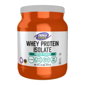 NOW Whey Protein Isolate - 25g Protein, Soy Free