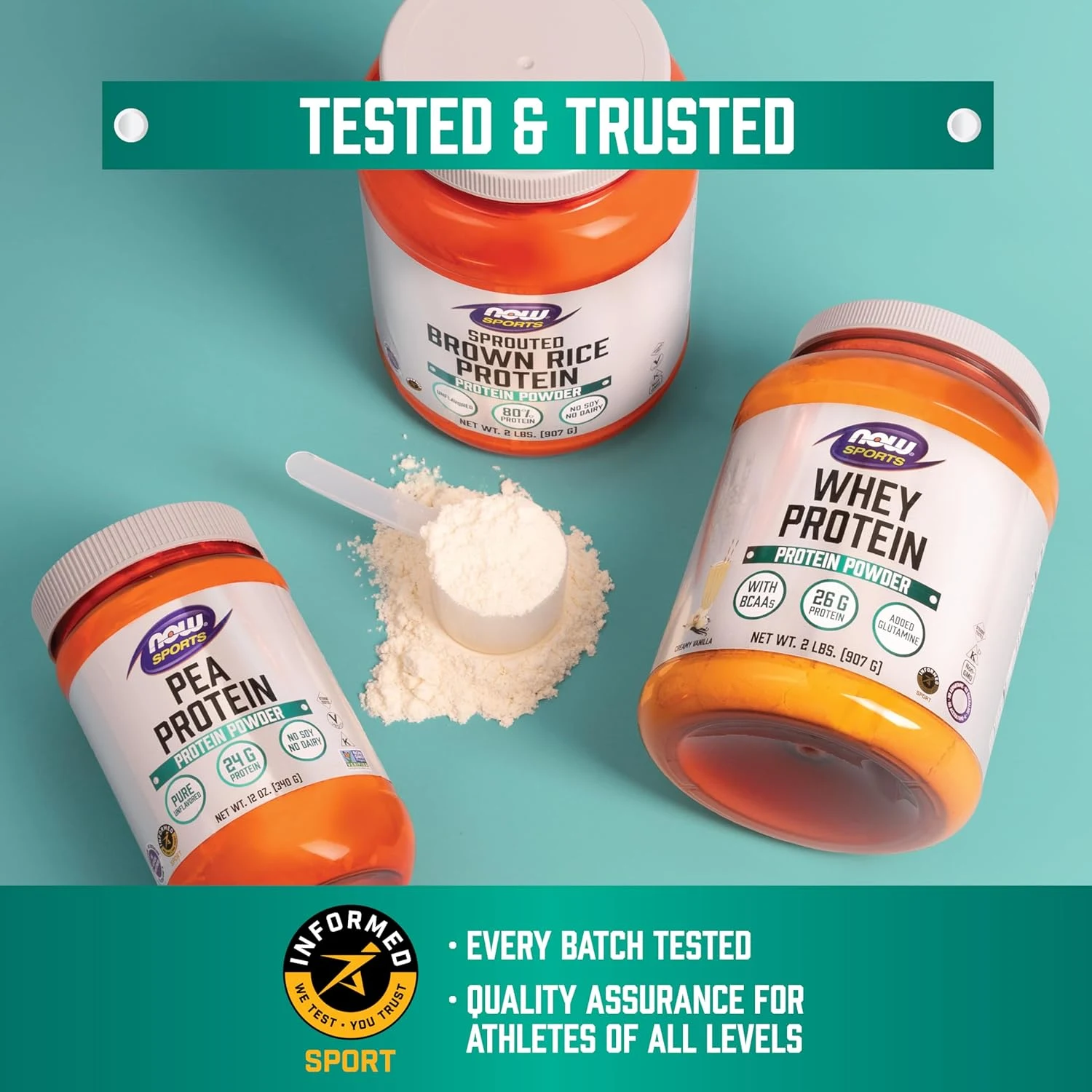 NOW Whey Protein Isolate - 25g Protein, Soy Free - Image 6