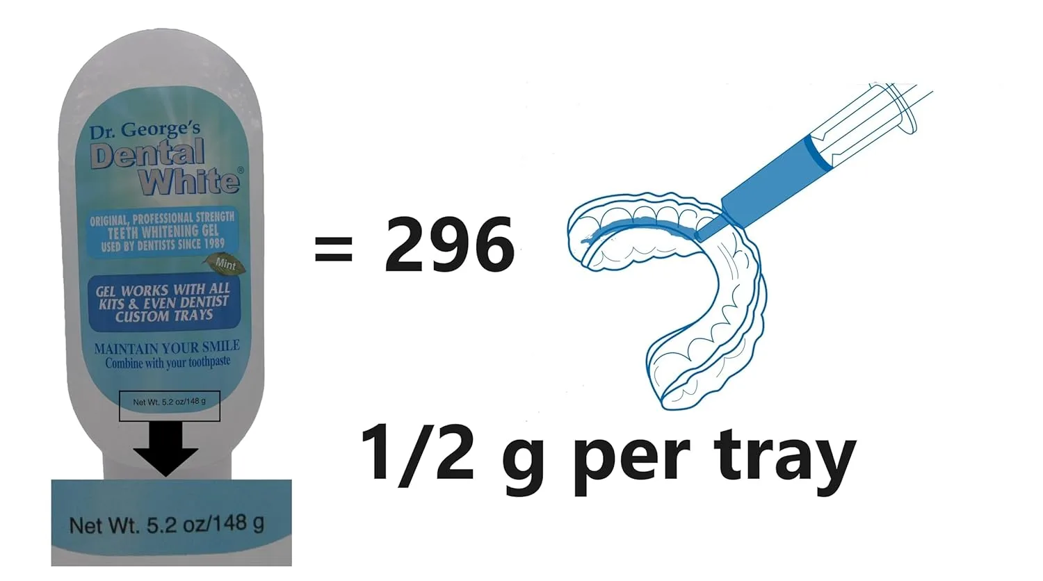 Dr. George's Whitening Kit - Full Arch, Custom Trays - Image 2