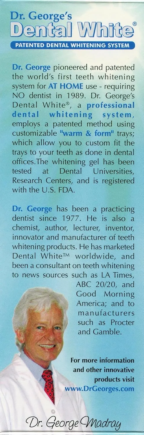 Dr. George's Whitening Kit - Full Arch, Custom Trays - Image 7