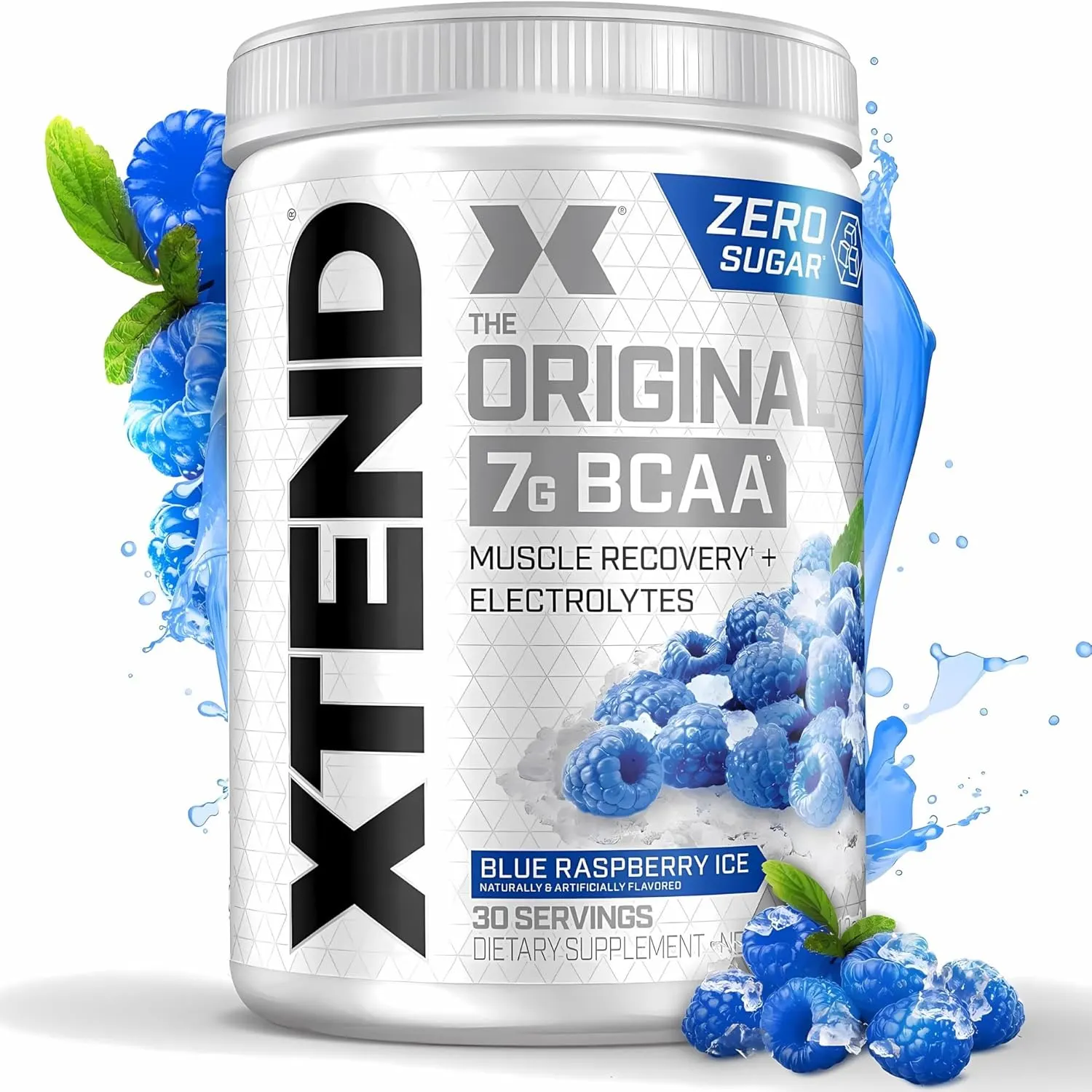 XTEND BCAA Blue Raspberry - Muscle Recovery Drink - Image 2