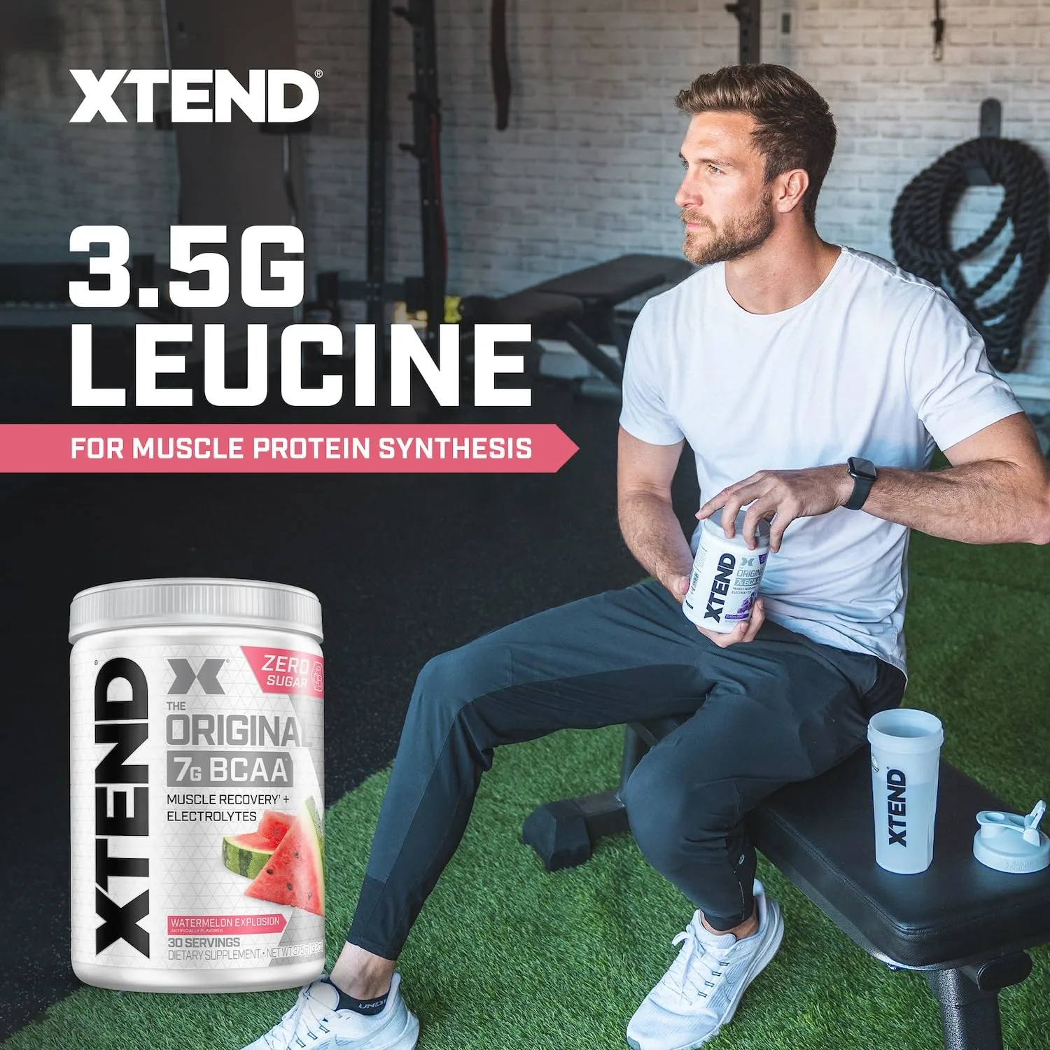 XTEND BCAA Watermelon - Post Workout Recovery Drink - Image 4