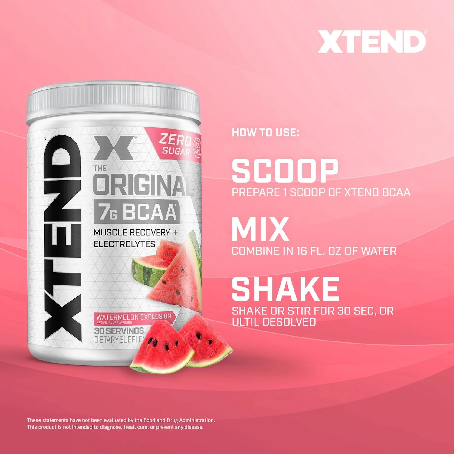 XTEND BCAA Watermelon - Post Workout Recovery Drink - Image 7