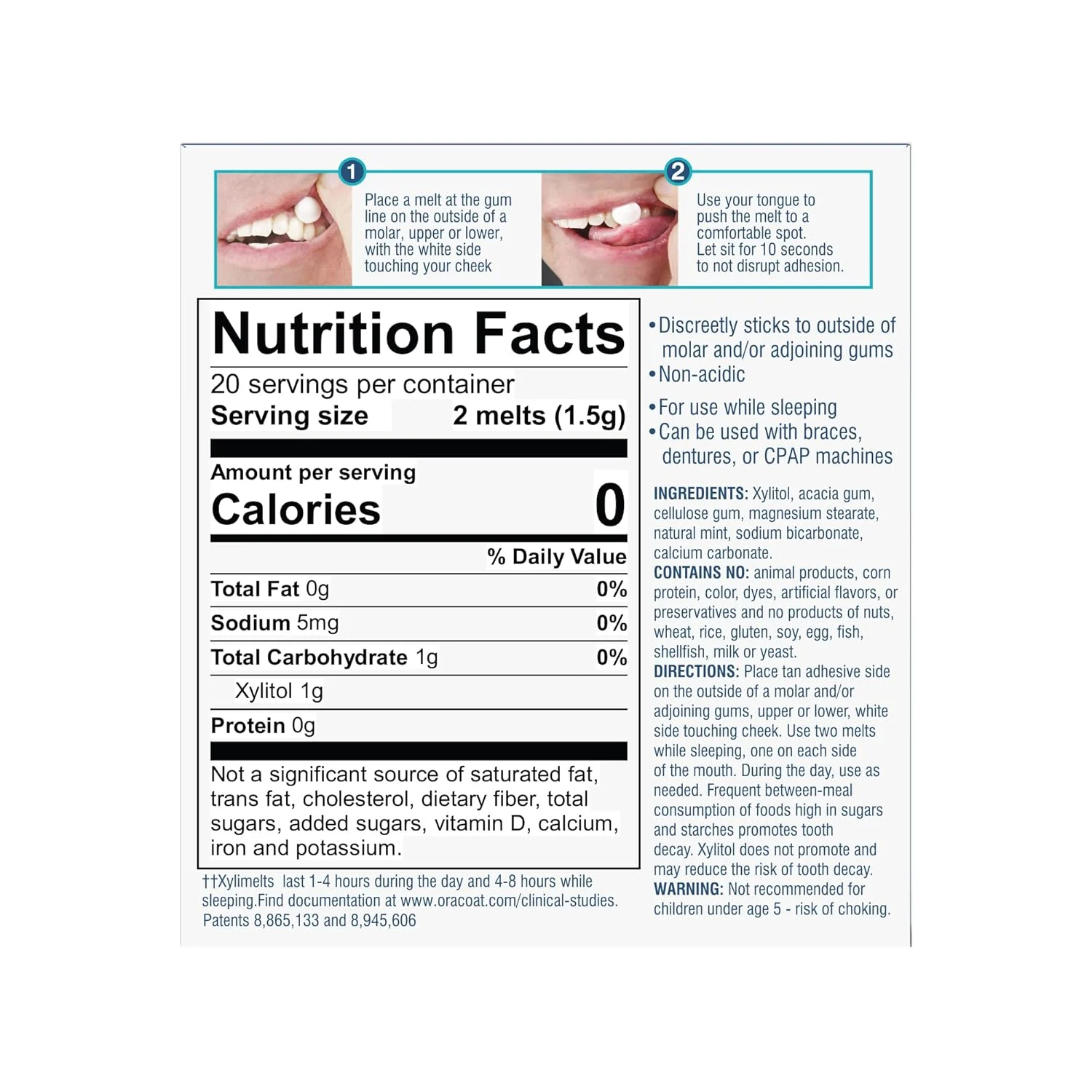 XyliMelts Dry Mouth Mints - 3 Pack - Image 2