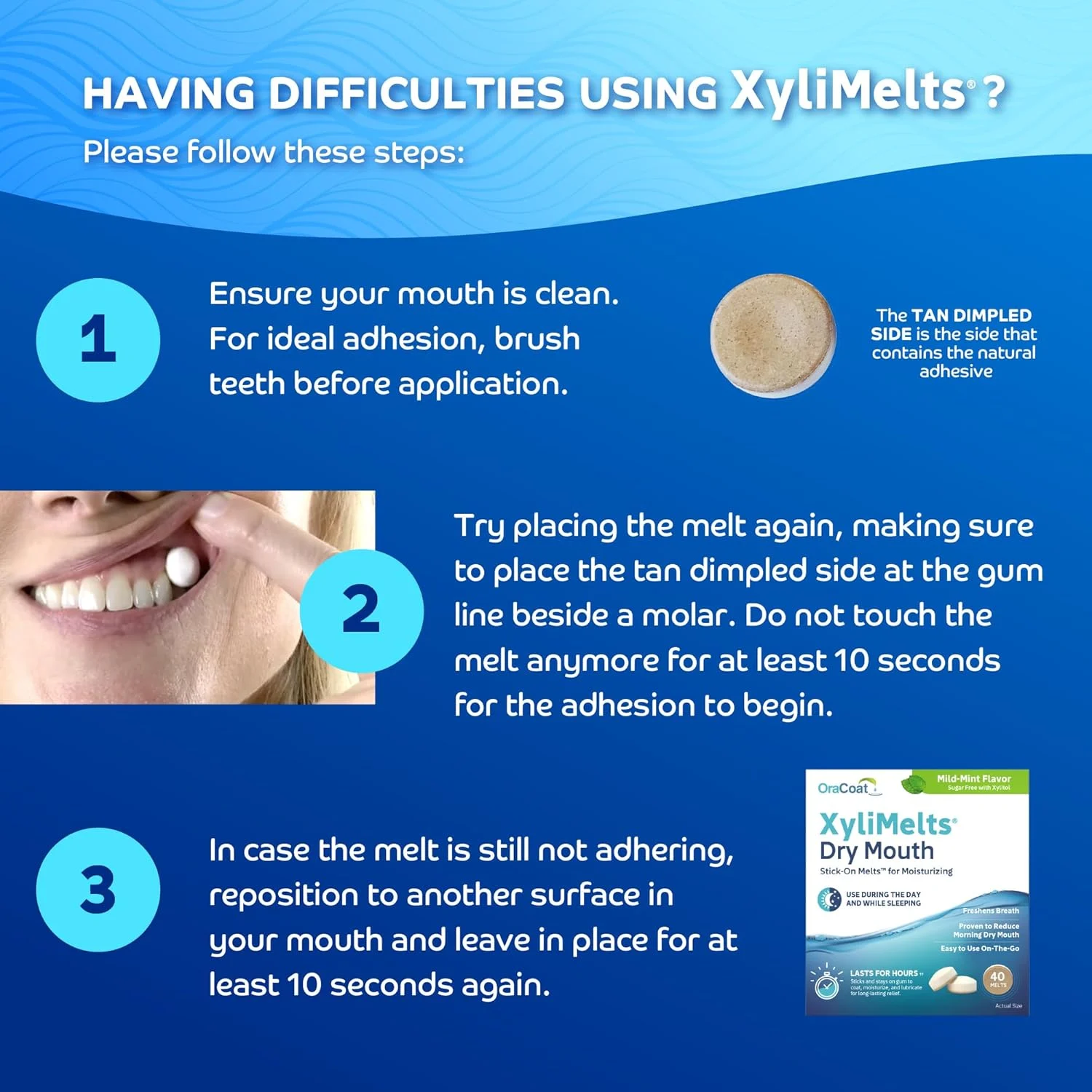 XyliMelts Dry Mouth Mints - 3 Pack - Image 4