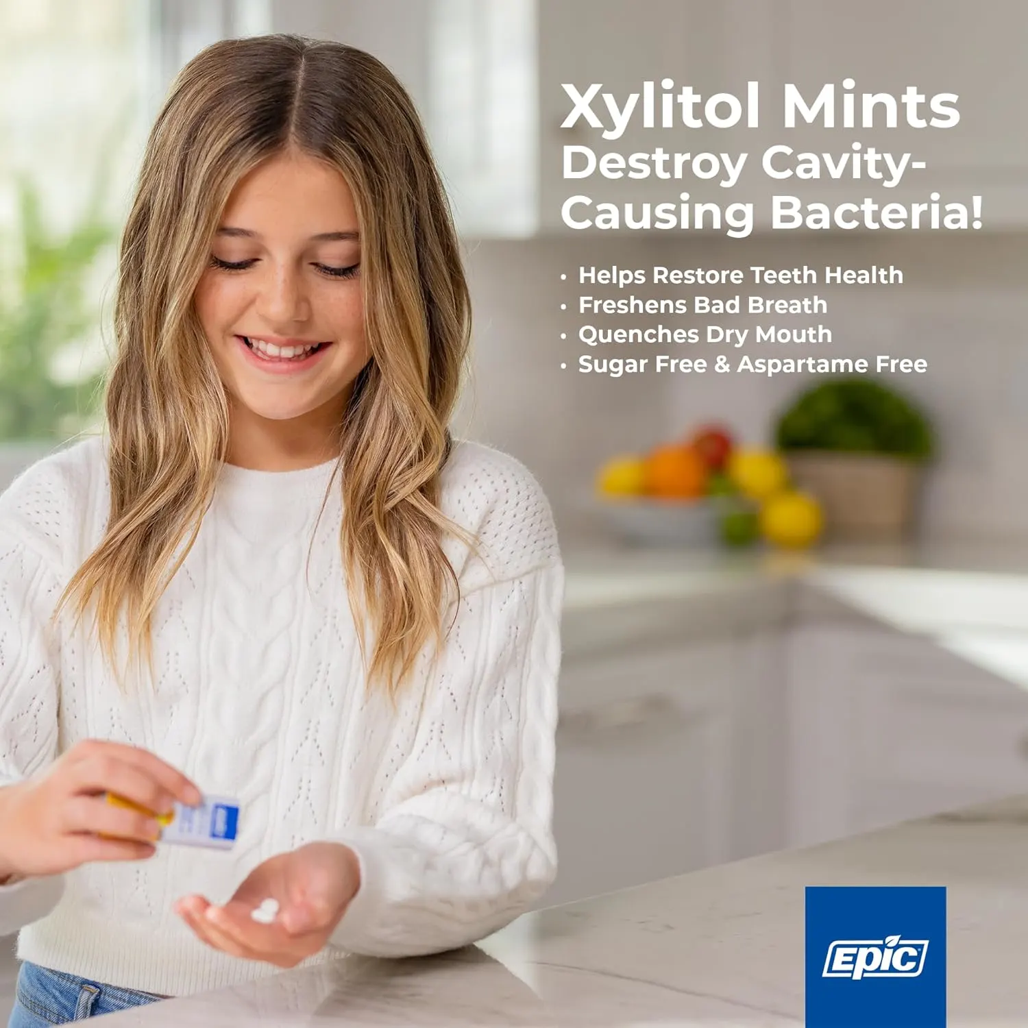 Xylitol Mints Fresh Fruit - 180 Count - Image 3