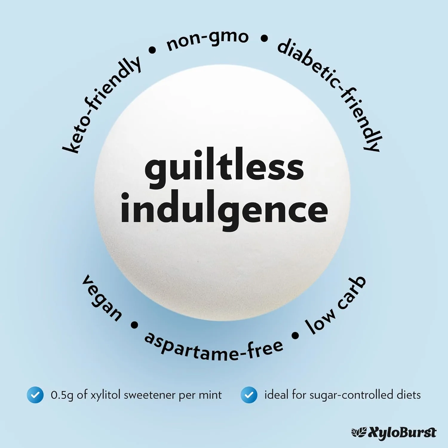 Xylitol Mints - Sugar Free Peppermint Breath Mints - Image 3