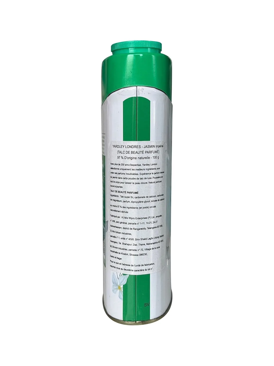 Yardley London Jasmine Talc 100g | Perfumed Body Powder - Image 3