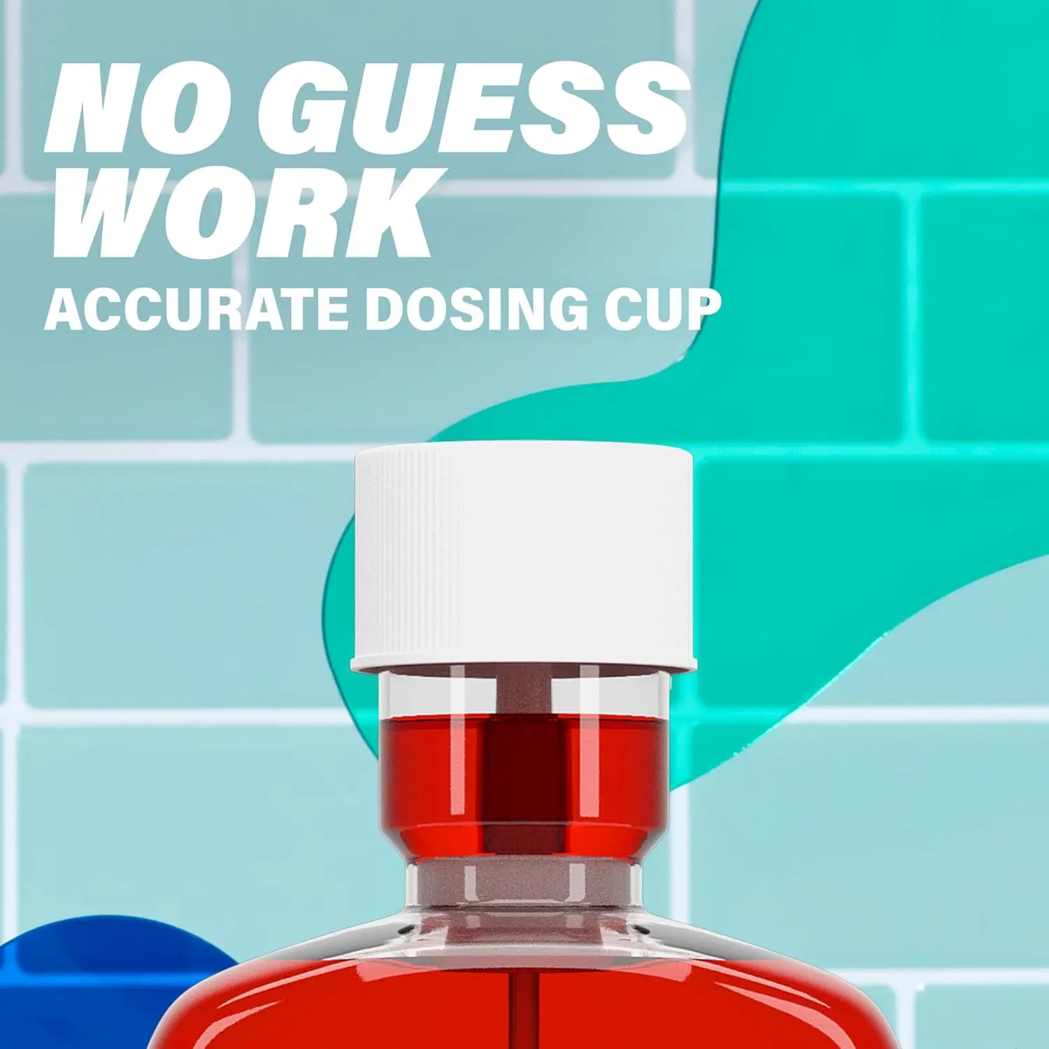 ACT Anticavity Zero Alcohol Fluoride Mouthwash in Cinnamon flavor, offering cavity prevention, teeth strengthening, and fresh breath with an accurate dosing cup.