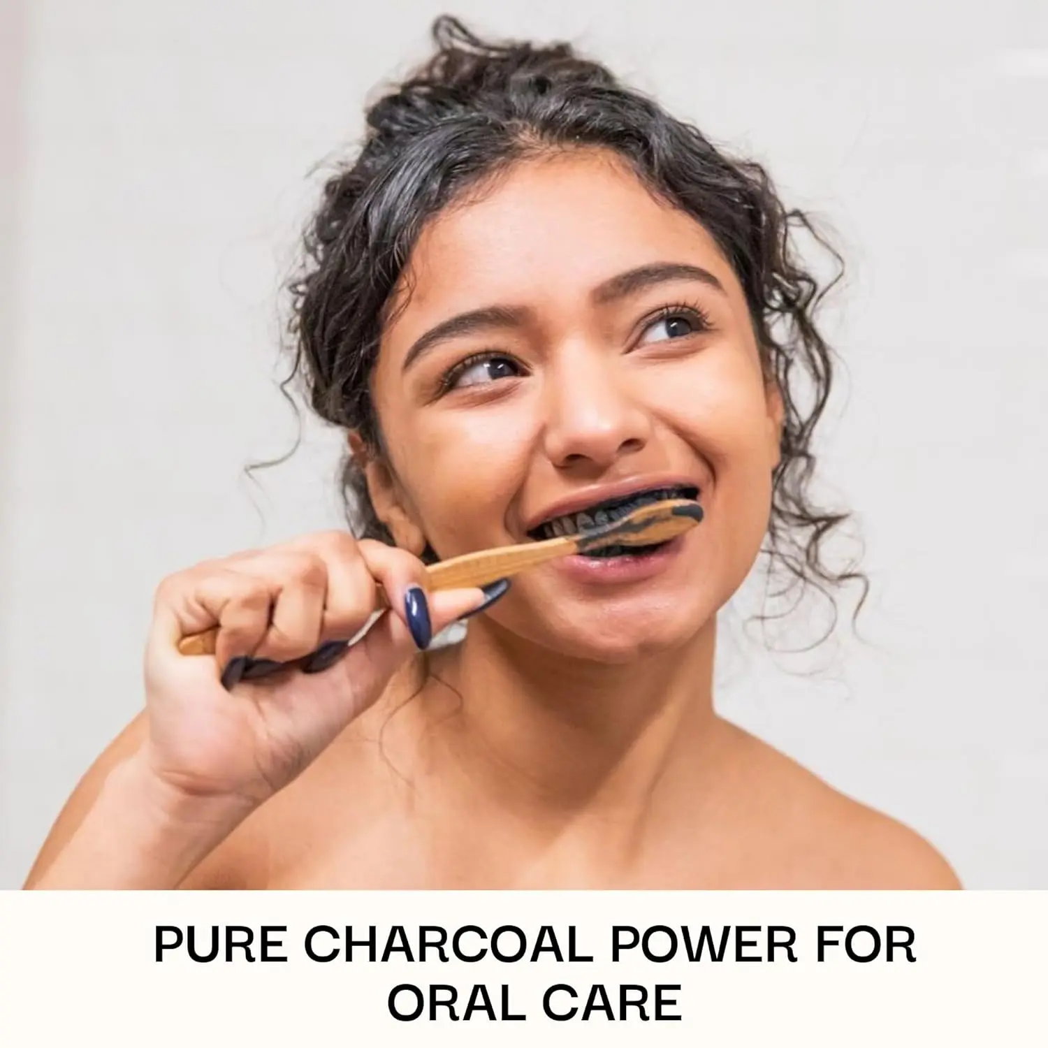 Schizandu Organics activated hardwood charcoal powder for teeth whitening, skin health, body detoxification, and overall wellness.