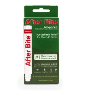 This After Bite Tender Itch Eraser pen provides instant and permanent relief from itching and pain, is pharmacist-preferred, simple to apply, portable, and proudly made in the USA.