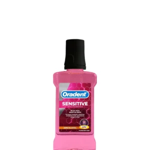 This alcohol-free mouthwash provides gentle cleaning, reduces plaque, fights bacteria, and soothes sensitive gums while offering long-lasting fresh breath.