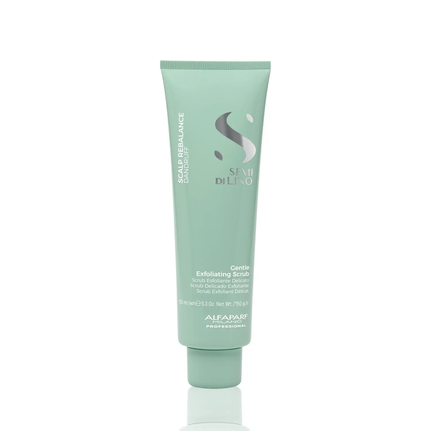 Alfaparf Milano exfoliating scalp scrub with micro granules provides deep cleansing and wellbeing.