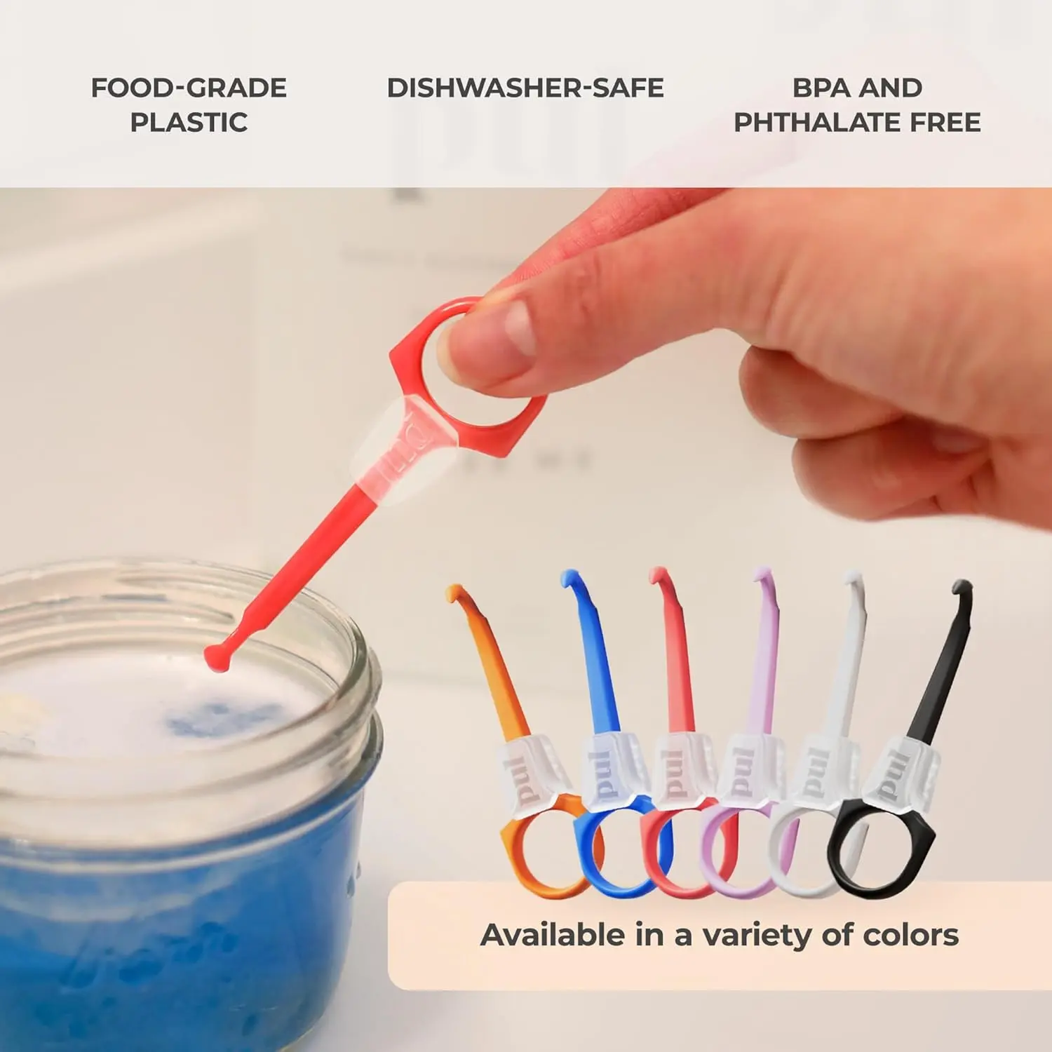 The PUL 2-in-1 aligner tool assists in seating Invisalign aligners and discreetly removing retainers and night guards, helping to keep teeth on track.