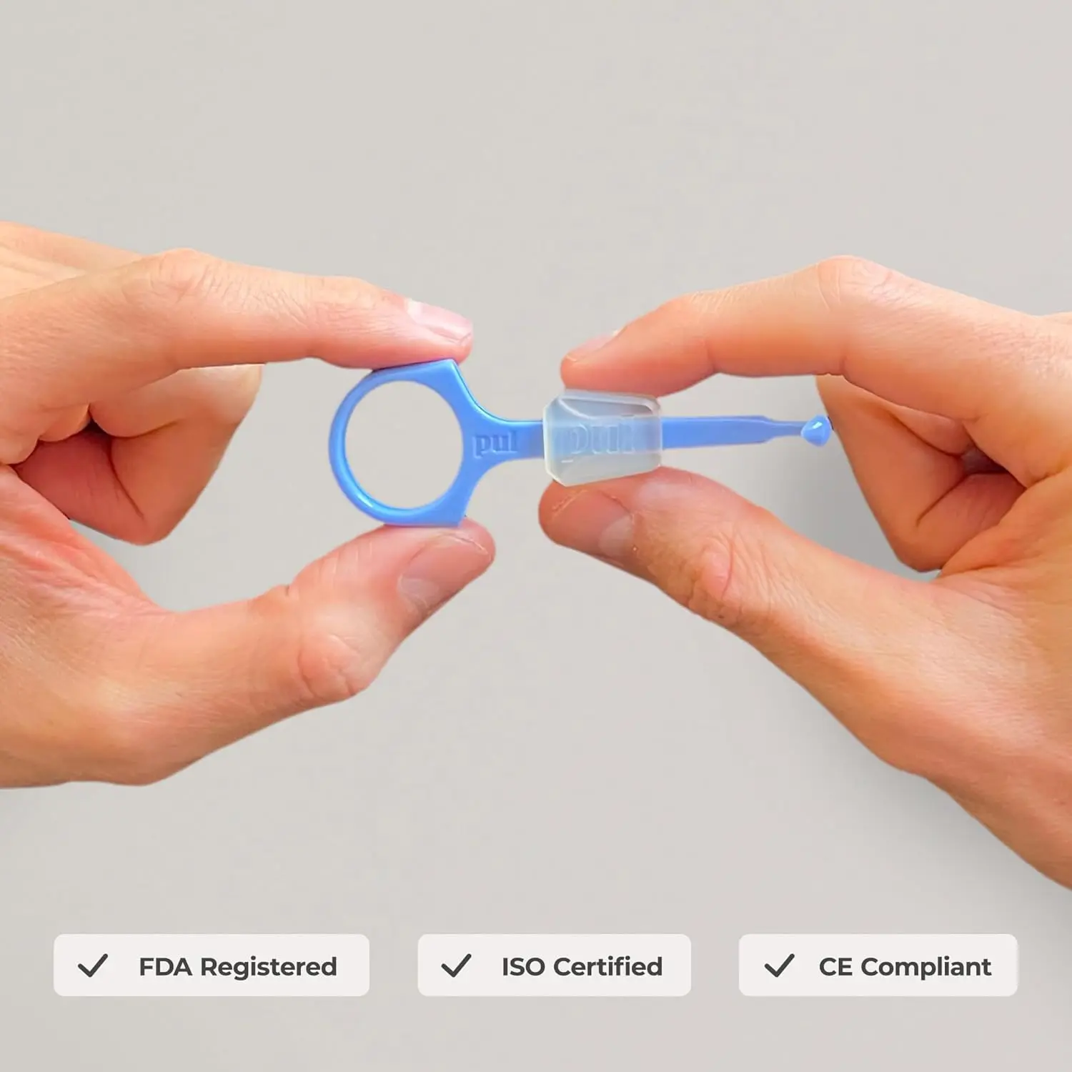 The PUL 2-in-1 aligner tool assists in seating Invisalign aligners and discreetly removing retainers and night guards, helping to keep teeth on track.