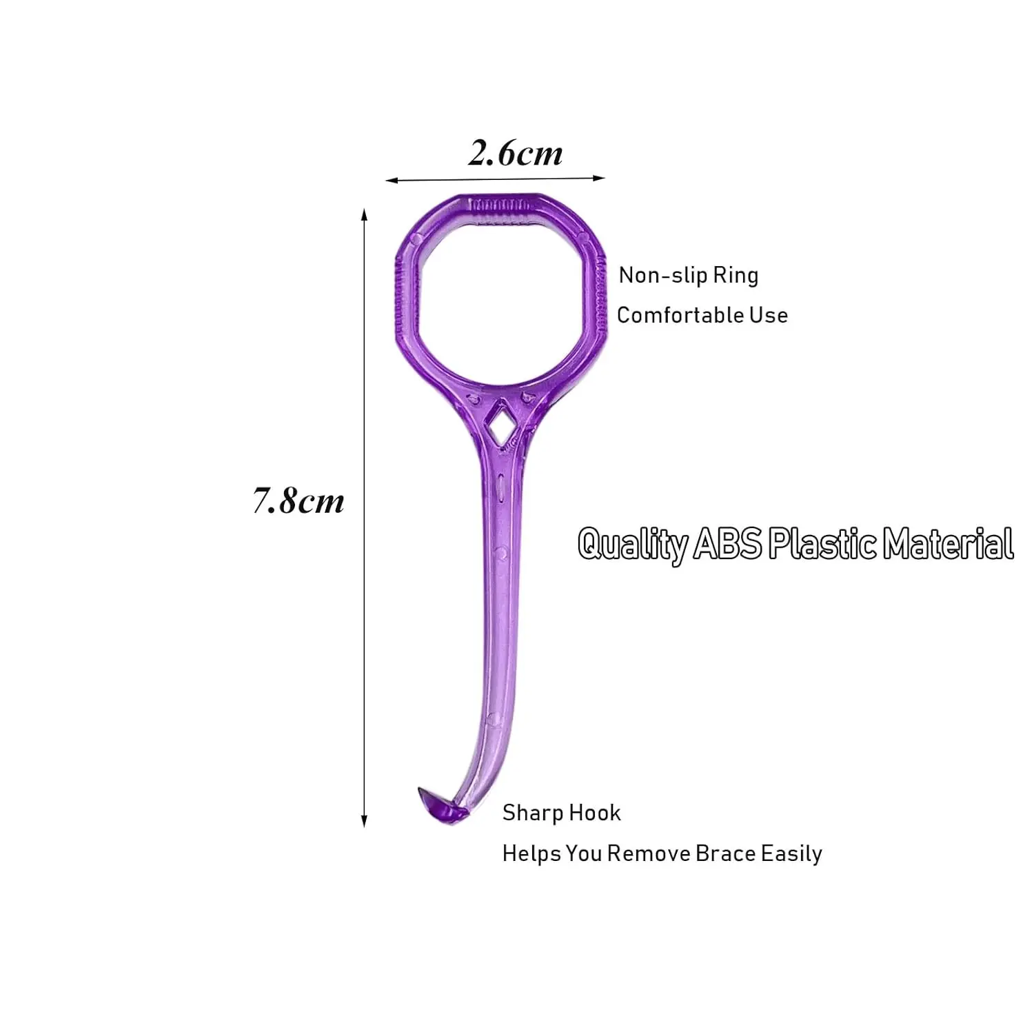 This image shows a four-pack of colorful aligner removal tools designed to easily and comfortably remove clear aligners and invisible braces for better oral care.