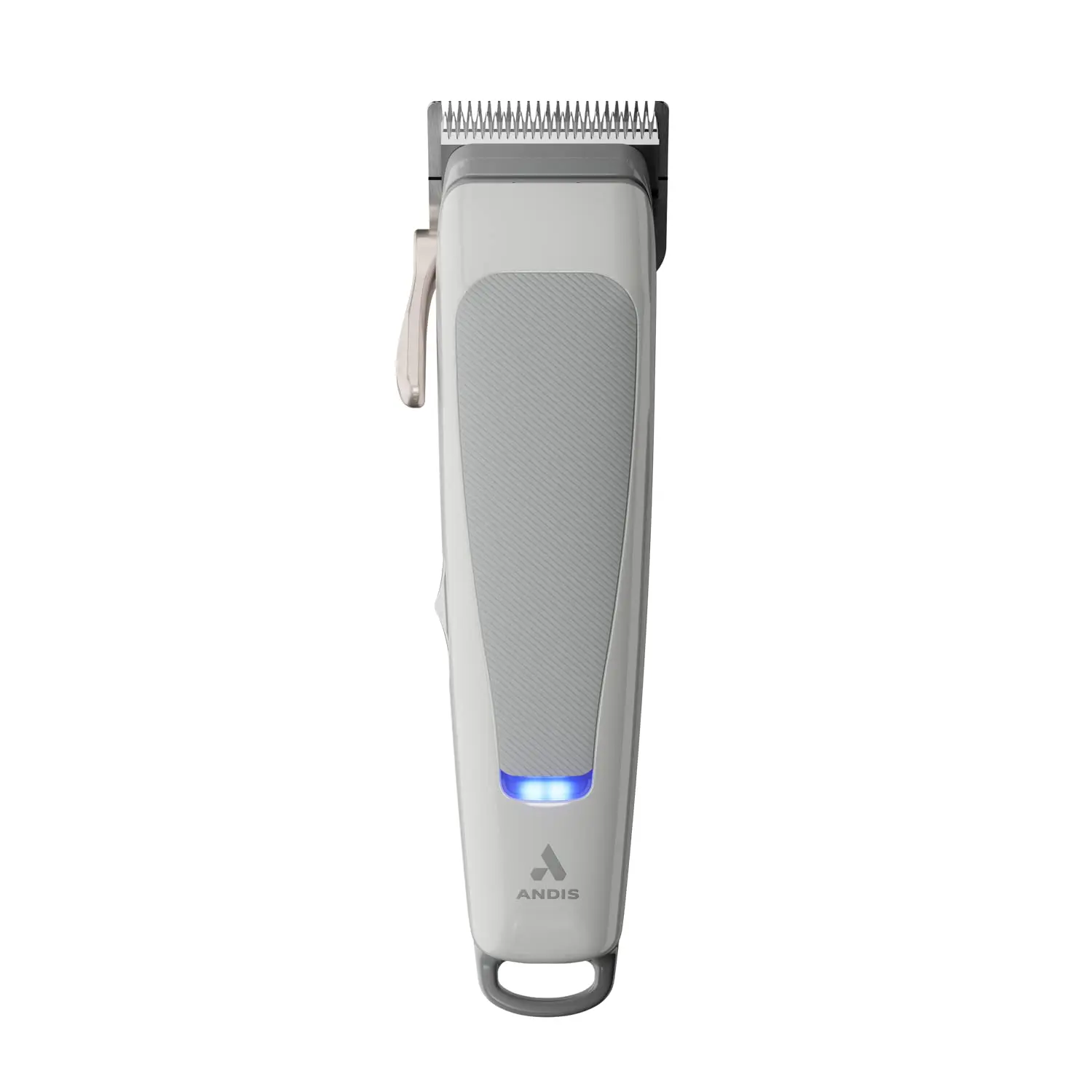 This is a complete Andis reVITE fade clipper replacement blade assembly with stainless steel blades and adjustable lever.
