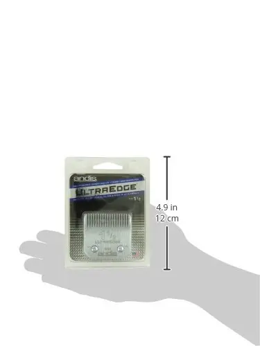 The Andis UltraEdge Size 1-1/2 clipper blade is made with carbonized steel to extend the edge life for precise cuts.