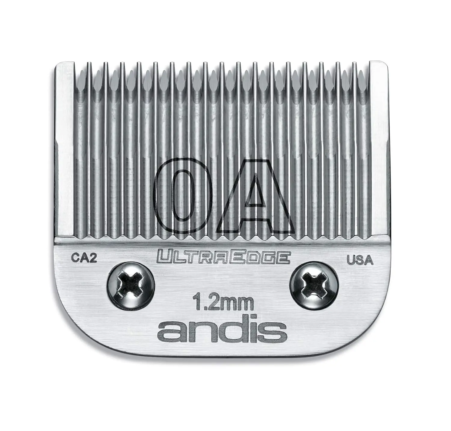 The Andis UltraEdge Size 1-1/2 clipper blade is made with carbonized steel to extend the edge life for precise cuts.