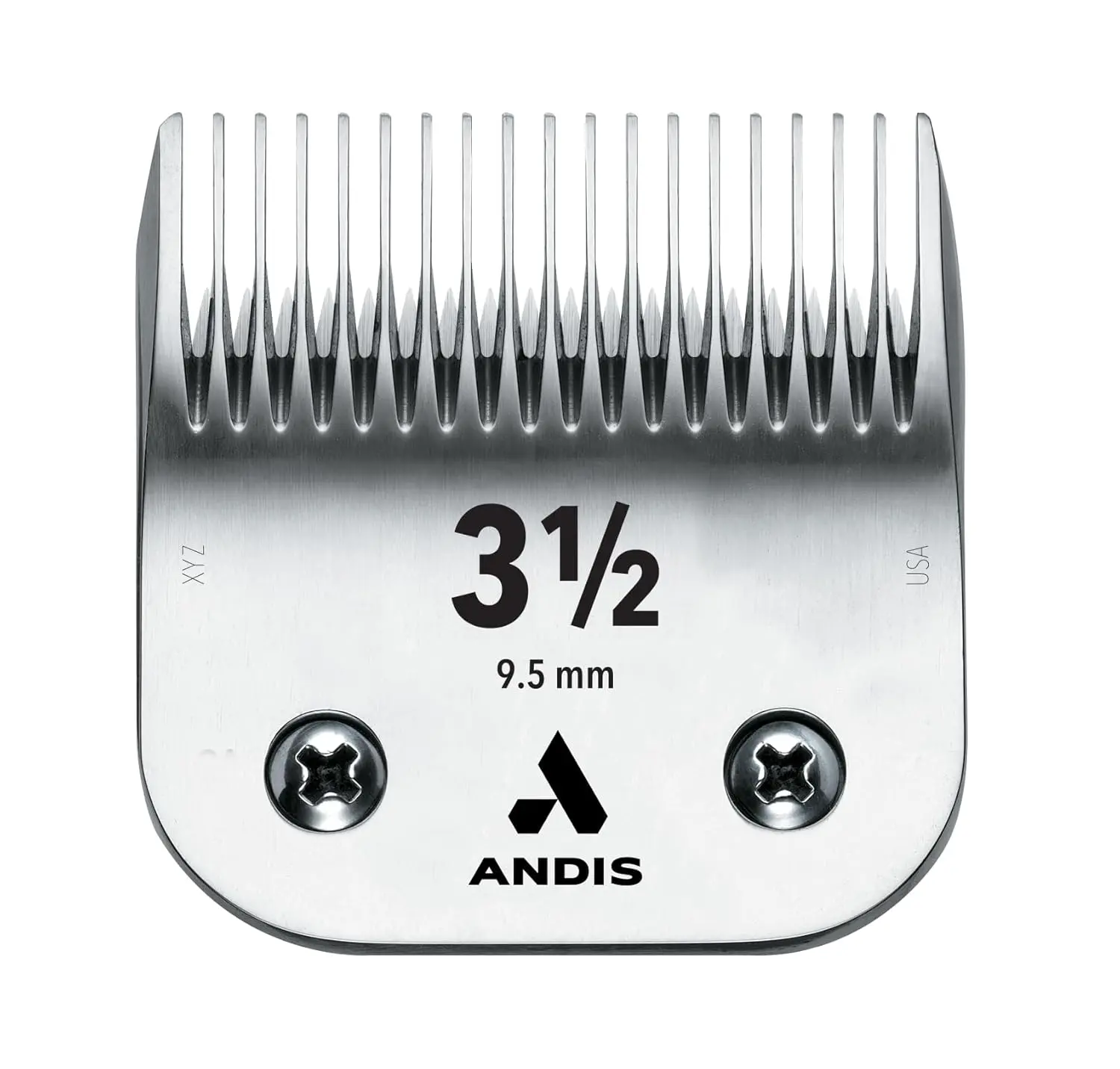 The Andis UltraEdge Size 1-1/2 clipper blade is made with carbonized steel to extend the edge life for precise cuts.