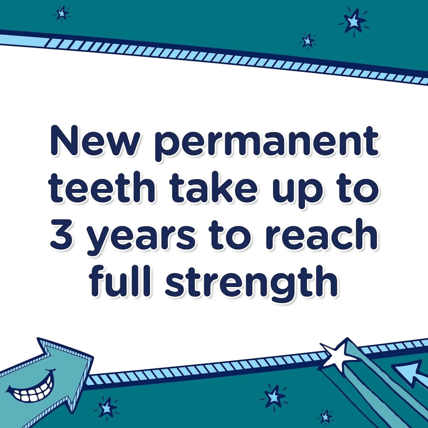 Aquafresh Advance toothpaste for children aged 9 to 12 years provides lasting protection for new permanent teeth and fights against sugar acids.