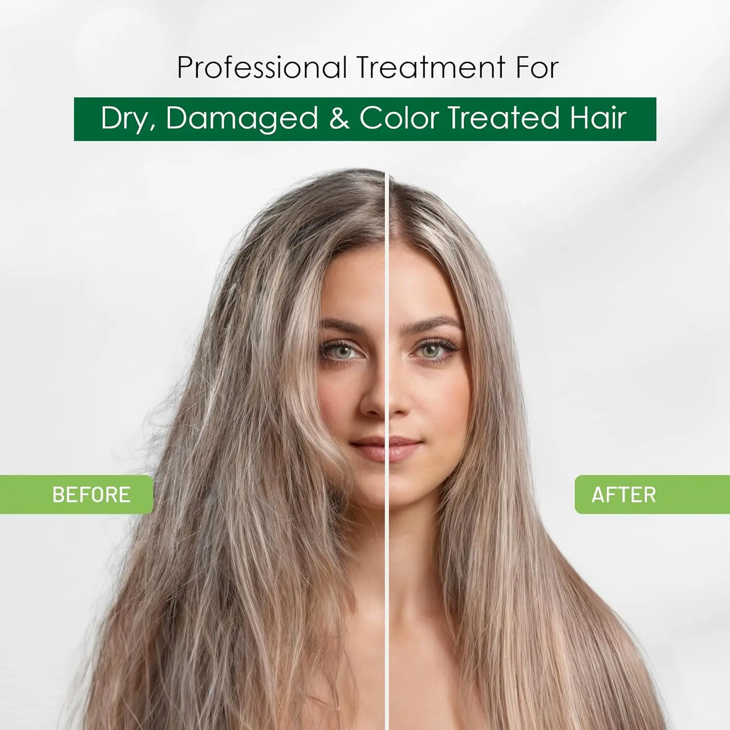 Herbishh argan oil hair mask with keratin provides professional treatment for dry, damaged, and color-treated hair, restoring softness, bounce, and shine with natural and safe ingredients.