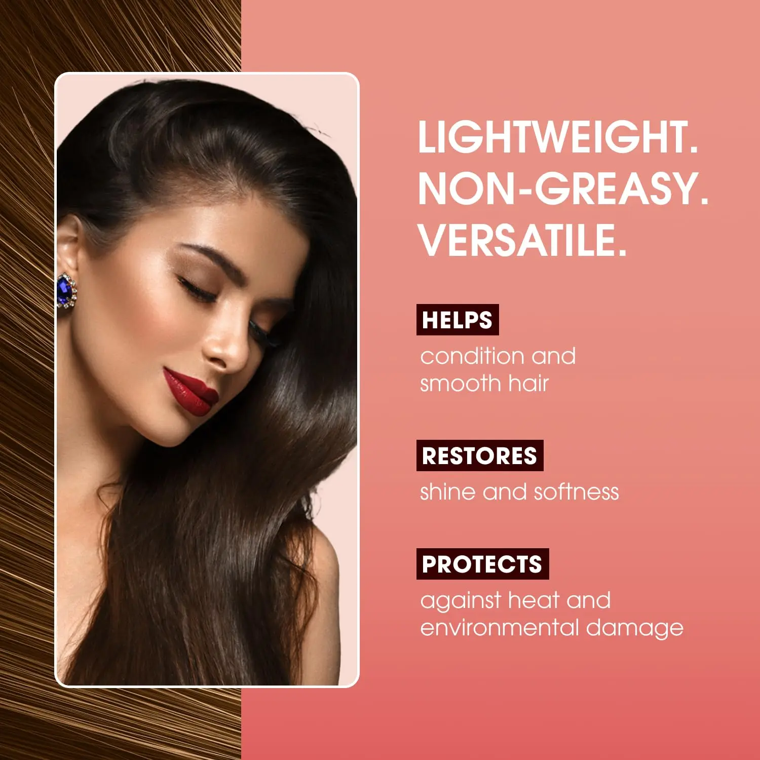 One 'n Only argan oil hair treatment creates brilliant shine, eliminates frizz, and helps smooth and strengthen damaged hair.