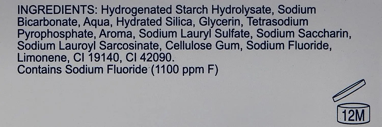 Arm & Hammer Advance White Brilliant Sparkle Gel toothpaste that whitens teeth and controls tartar for fresh breath.