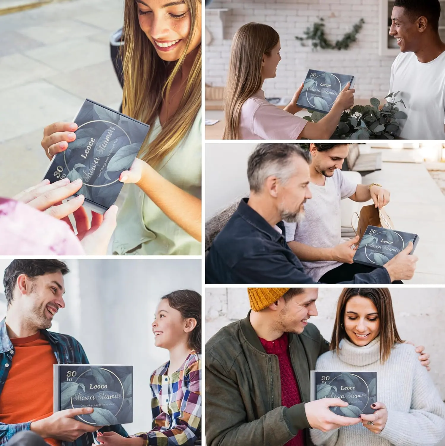 This 30-piece aromatherapy shower steamer set offers natural essential oil fragrances for a relaxing spa-like experience at home, perfect for relieving stress.