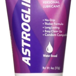 Two bottles of Astroglide lubricant gel, each containing 4 ounces, packed with goodness for enhanced pleasure.