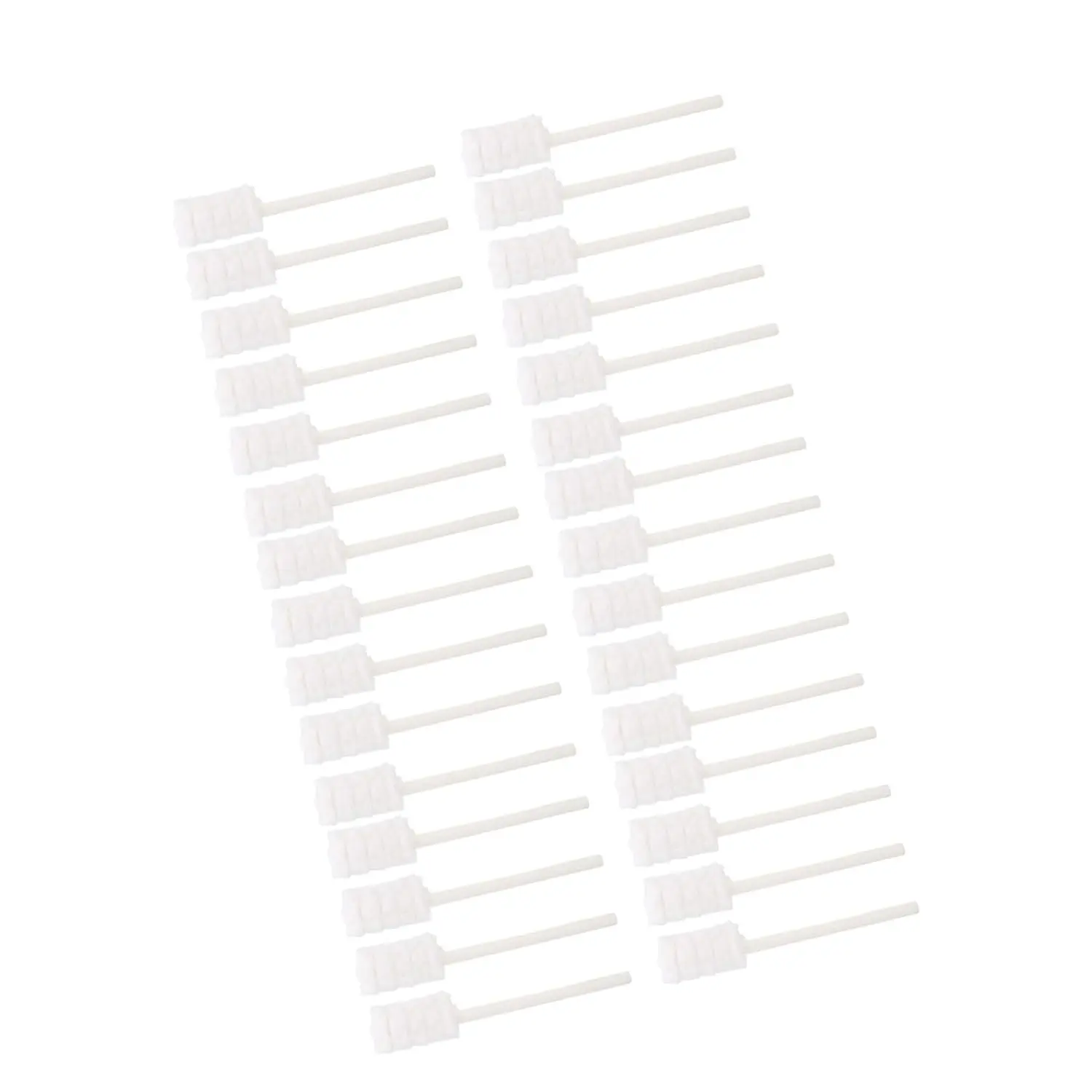 This baby oral cleaner features a pure cotton, wavy brush head designed to gently and effectively clean a baby's delicate mouth, promoting early oral health habits for infants aged 0-3 years with its eco-friendly paper shaft handle.