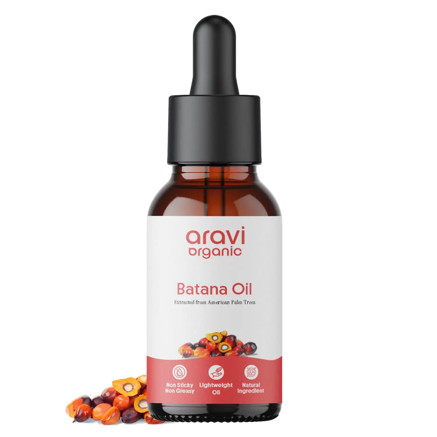 Aravi Organic Batana Hair Oil promotes hair growth, strengthens hair, and repairs damage with 100% pure, natural ingredients derived from the American oil palm nut.