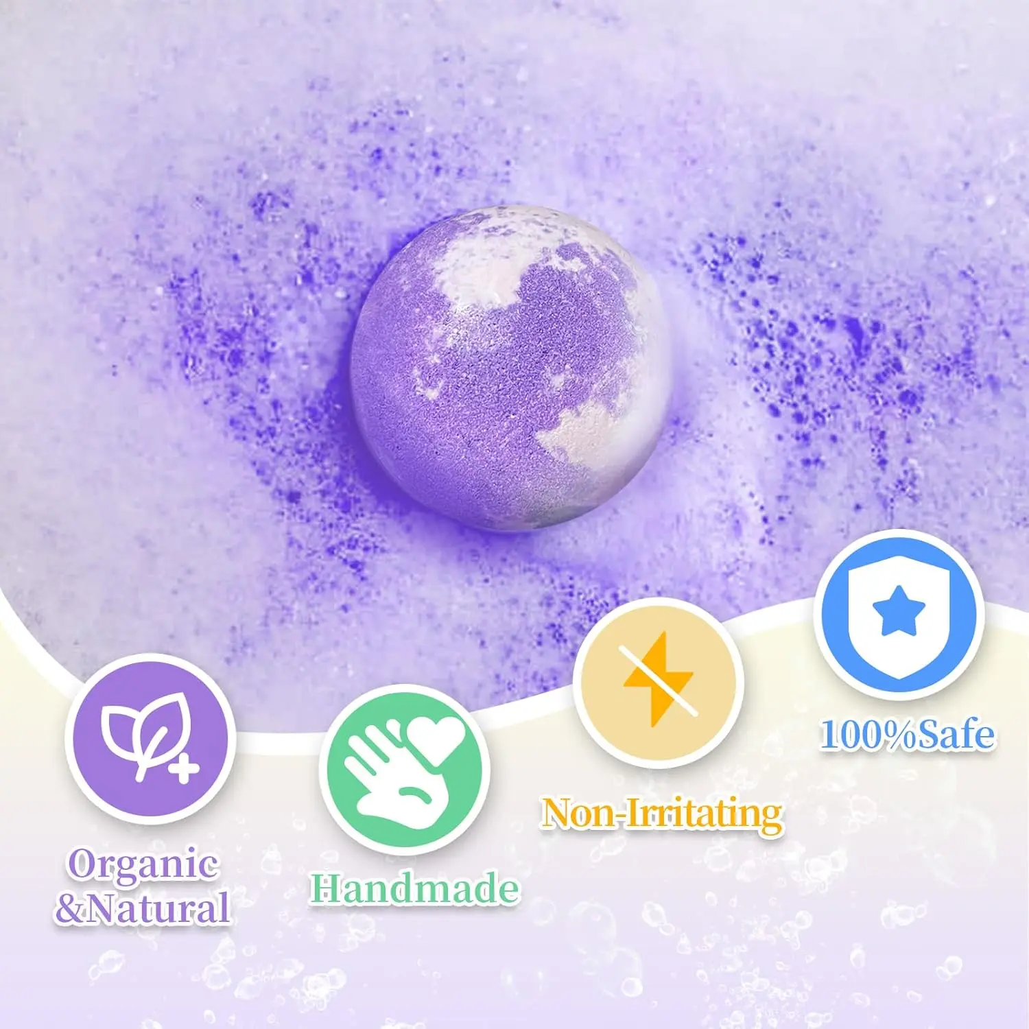 This gift set includes 32 bath bombs for kids with surprise land and sea animal toys inside, offering a fun and colorful bath experience with bubbles and pleasant scents.