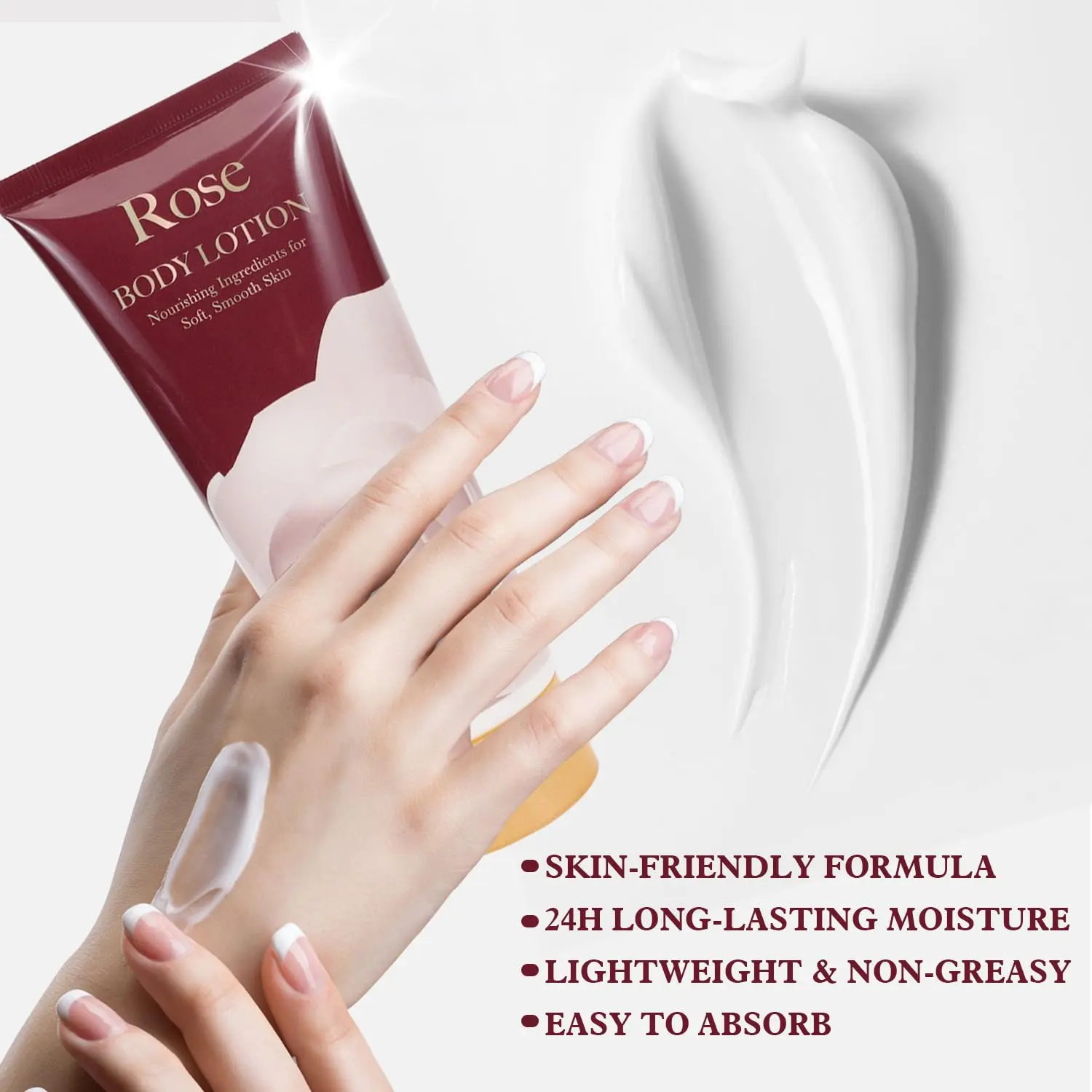 This luxurious rose-scented spa gift set for women includes body lotion, shower gel, a tumbler, and other pampering essentials for a relaxing at-home spa experience.