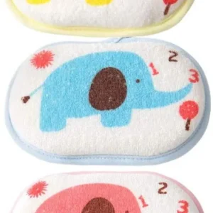 This 3-pack of DELFINO bath sponges are made of soft, natural material perfect for gently cleansing babies, kids, men, and women, leaving skin clean, smooth, and healthy.