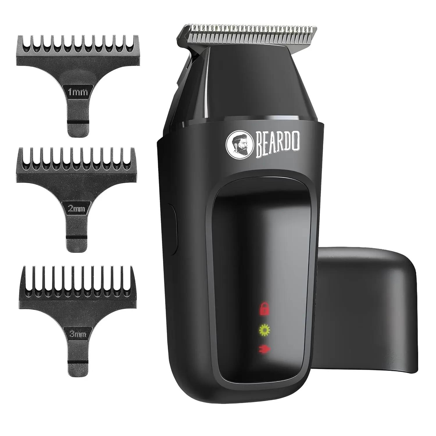 The Beardo Apex Go Trimmer is a compact and powerful grooming tool for men, featuring self-sharpening blades, multiple comb attachments, and a digital display, perfect for travel.