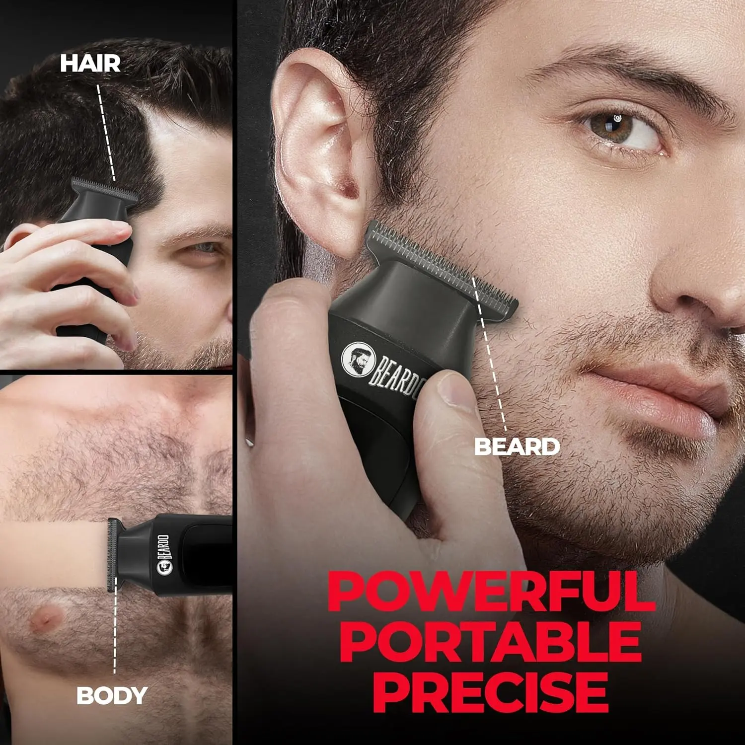 The Beardo Apex Go Trimmer is a compact and powerful grooming tool for men, featuring self-sharpening blades, multiple comb attachments, and a digital display, perfect for travel.