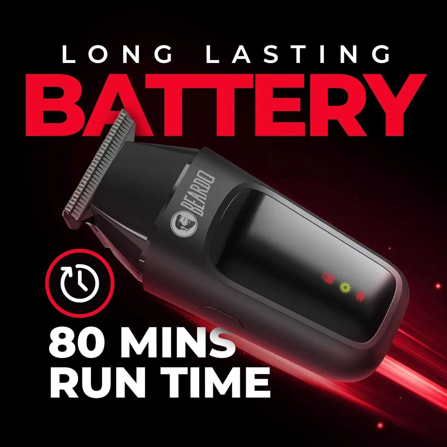 The Beardo Apex Go Trimmer is a compact and powerful grooming tool for men, featuring self-sharpening blades, multiple comb attachments, and a digital display, perfect for travel.