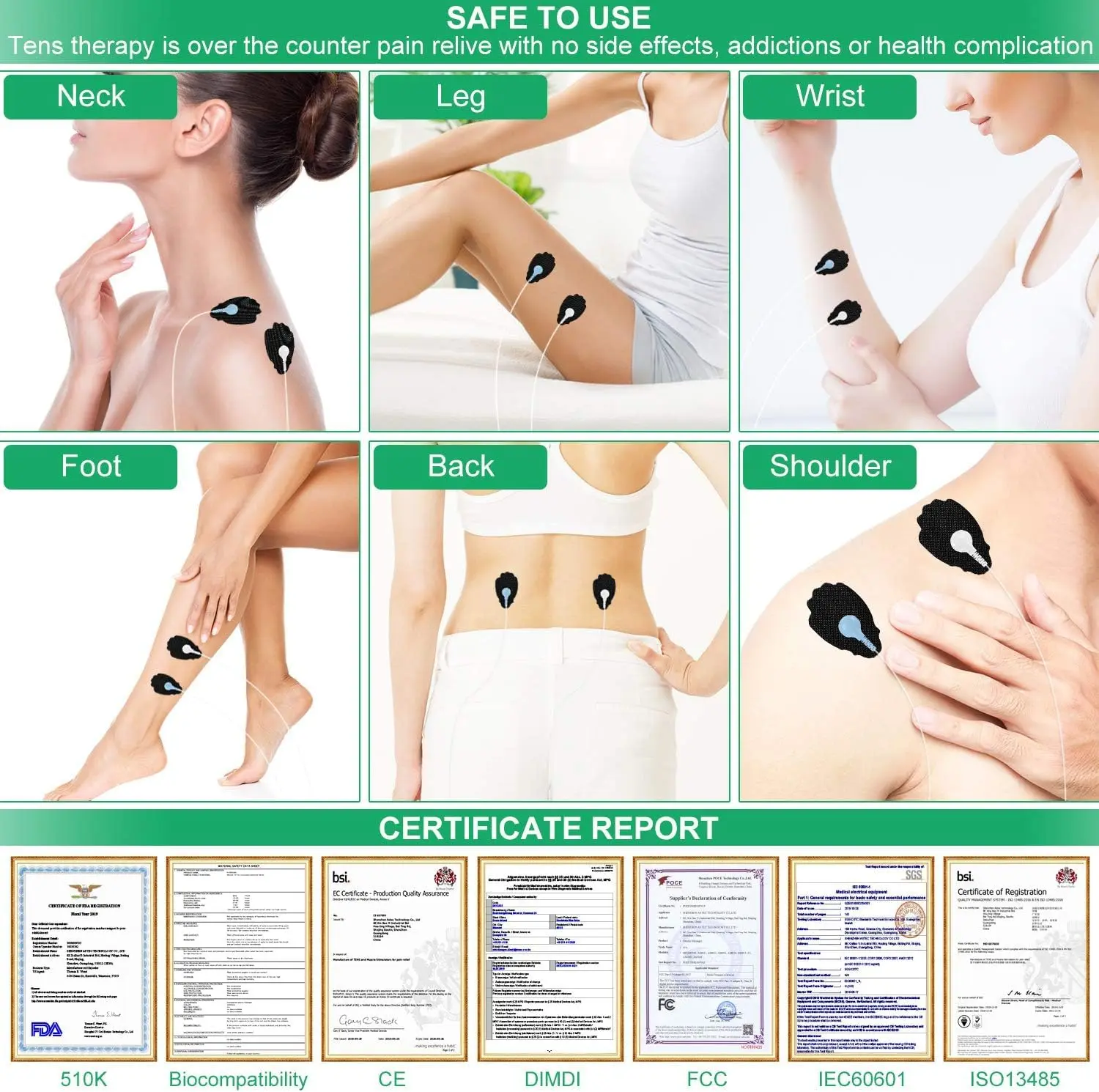 The Belifu TENS unit is a rechargeable muscle stimulator with multiple modes and electrode pads, designed to provide pain relief for the neck, back, and arms.