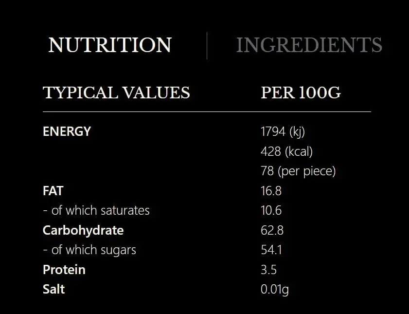 A box of Bendicks Bittermints, the UK's famous dark mint chocolates that are vegan, kosher parev certified, and gluten-free.