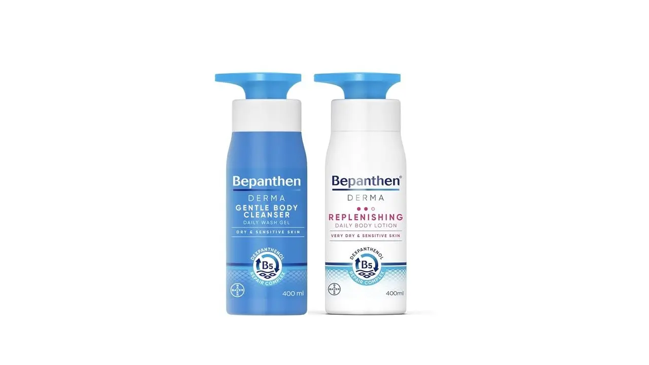 Bepanthen Derma gentle body cleanser is a soap-free and pH balanced body wash that moisturizes and soothes dry, itchy skin while cleansing.
